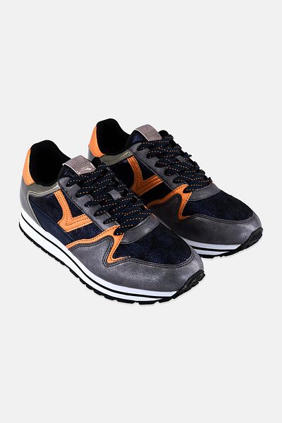 Victoria Women Lace Up Casual Shoes, Grey