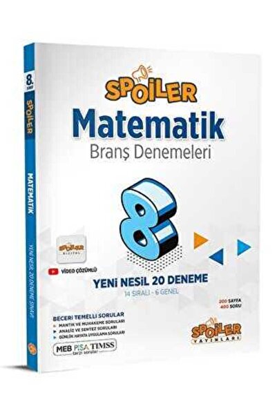 Genel Markalar 8. Sınıf Lgs Matematik Spoiler 20 Deneme Yeni
