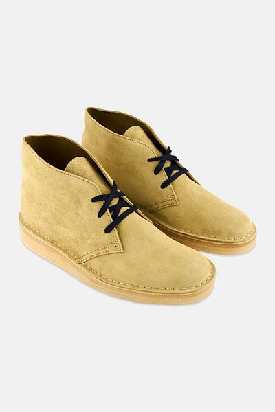 CLARKS Men Standard Desert Coal Lace Up Shoes, Khaki