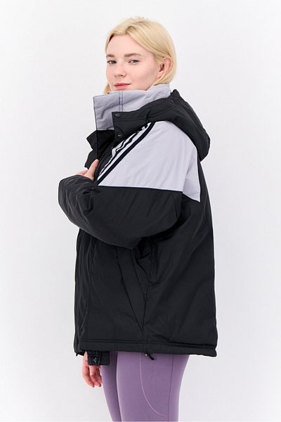 adidas Women Sportswear Fit Outdoor Jacket, Black
