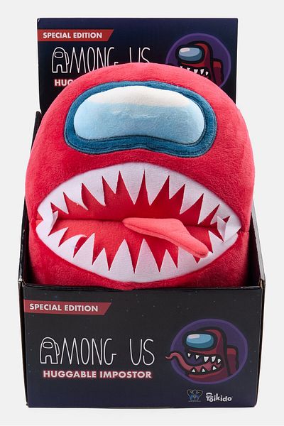 AMONG US Huggable Impostor Plush 25 cm, Red