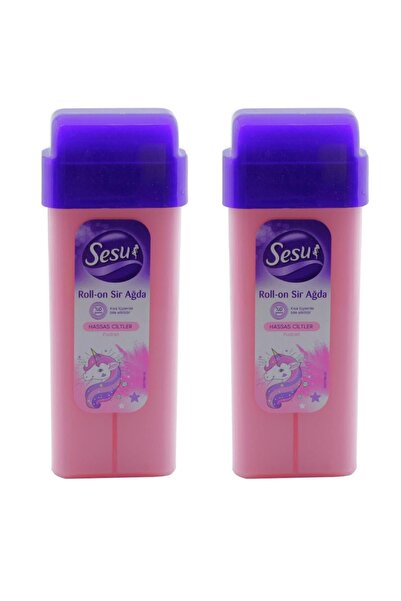 Sesu Hassas Ciltler için Kol ve Bacak Bölgesi Roll-On Sir Ağda 2 x 100 ml