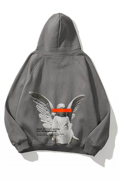 Trendiz Unisex mikina s kapucí Made In Disintegration Antracit
