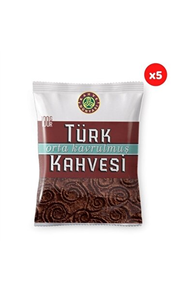 Kahve Dünyası Orta Kavrulmuş Türk Kahvesi 5 x 100 G