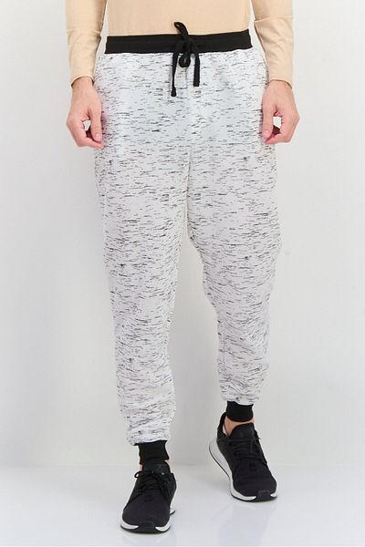 Brooklyn's Best Men Regular Fit Heather Sweatpants, White