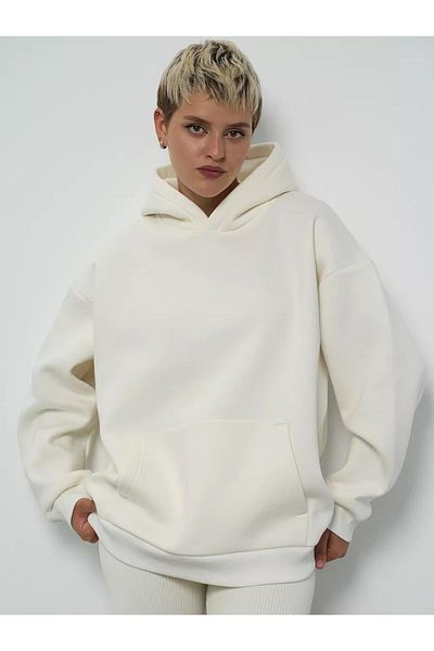 Cupla Cosmic Moves Unisex White Sweatshirt