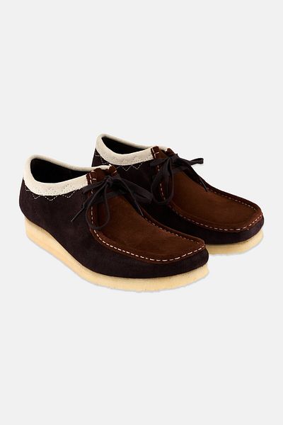 CLARKS Men Standard Fit Wallabee Lace Up Casual Shoes, Brown