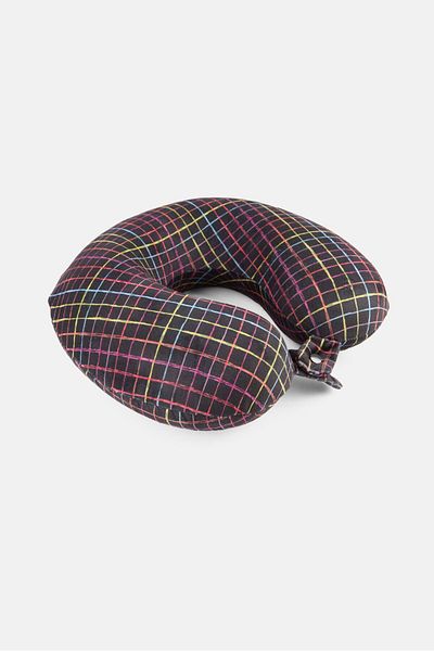 Miamica Unisex Travelling Memory Foam Neck Pillow 30 X 30 Cm, Multicolor