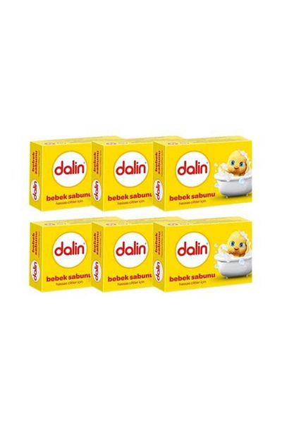 Dalin Baby Soap 100 Gr - New Formula 6 Pieces