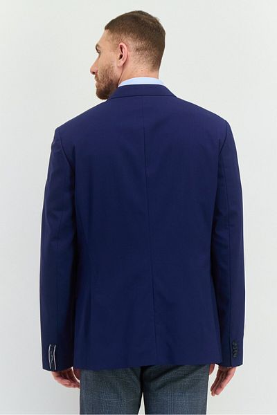 Tommy Hilfiger Men Tailored Fit Solid Formal Suit Jacket, Navy