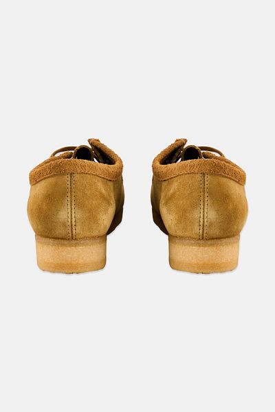 CLARKS Men Wallabee Lace Up Casual Shoes, Tan