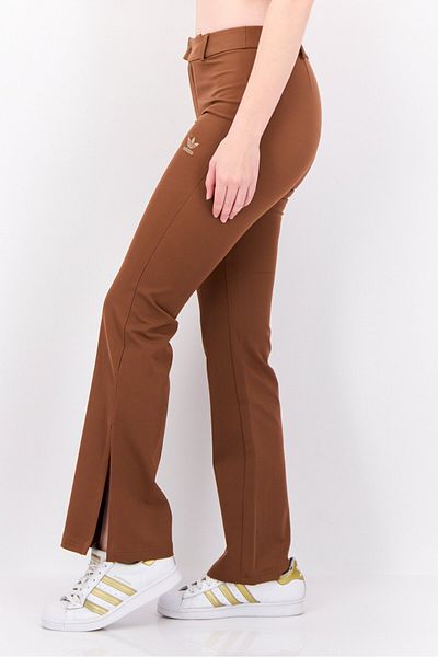 adidas Women Sportswear Fit Outdoor Wide Leg Pants, Brown