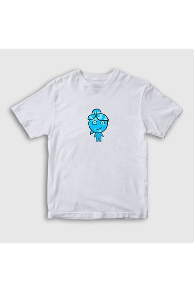 Presmono Tricou pentru copii unisex Watergirl Lover - Joc alb, foc și apă - 457678 tt