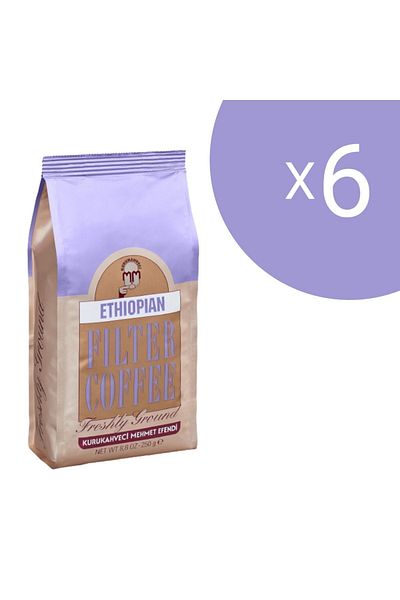 Mehmet Efendi Ethiopian Filter Coffee 250 Gr 6 Pieces