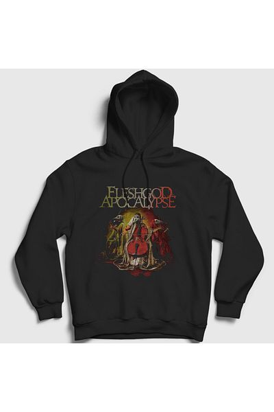 Presmono Μαύρο φούτερ με κουκούλα Fleshgod Apocalypse Unisex - 477420 ττ
