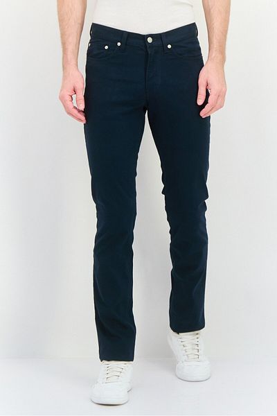 Gant Men Slim Fit Solid Chino Pants, Navy