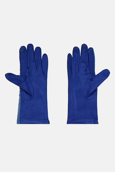 Royal Deluxe Women Solid Puffy Gloves, Assorted