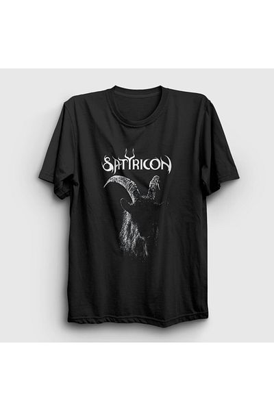 Presmono Μπλουζάκι Unisex Μαύρο Satyricon Goat - 430710 ττ