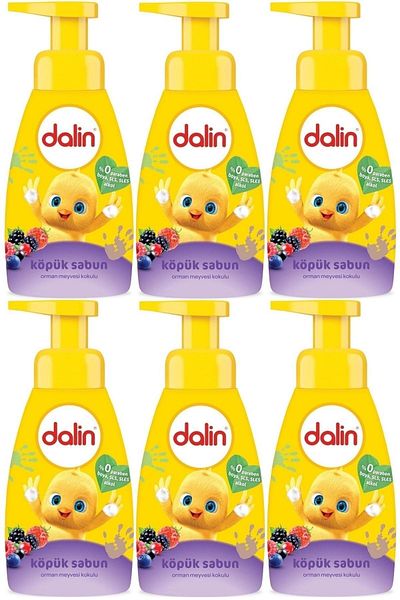 Dalin Forest Fruit Scented Foam Soap 6 X 200 ml