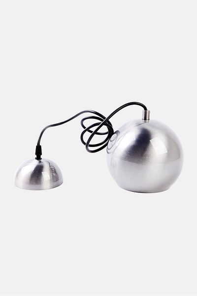 Opviq Round Shape Pendant Hanging Finn Lamp, Silver