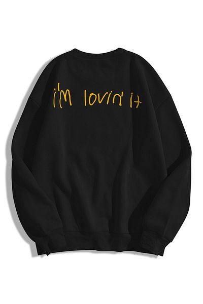 Trendiz Unisex I&#39;m Lovin It Crewneck Φούτερ με κουκούλα