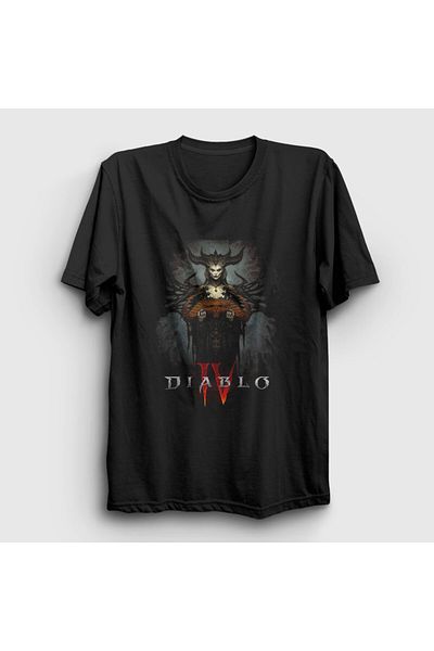 Presmono Μαύρο μπλουζάκι Lilith Diablo IV 4 Unisex - 433800 ττ