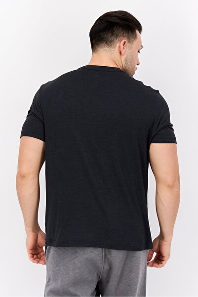 Legend Men 2 Pcs Sportswear Fit Short Sleeves Training T-Shirts, Black