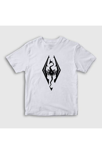 Presmono Skyrim The Elder Scrolls V Unisex Παιδικό T-Shirt - Λευκό 432618 ττ