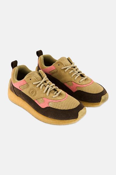 CLARKS Men Standard Lockhill Lace Up Casual Shoes, Dark Tan
