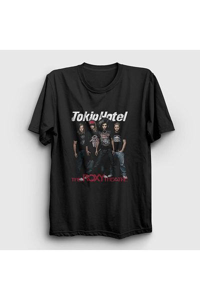 Presmono Tokio Hotel Unisex Μαύρο T-Shirt - 445138 ττ