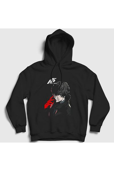 Presmono Μαύρο φούτερ με κουκούλα Joker Game Persona 5 Unisex - 455637 ττ