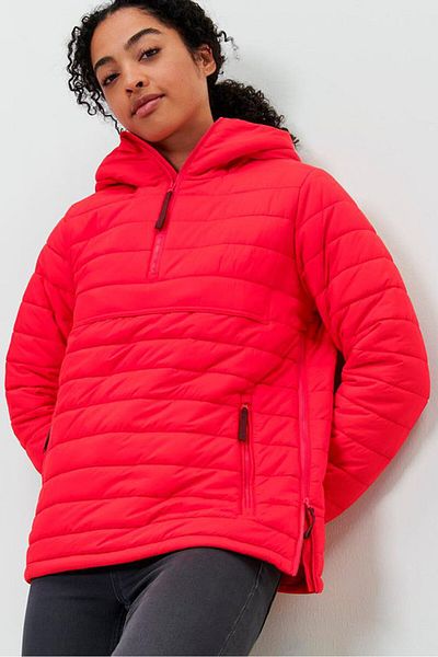 Tchibo Women Quilted Softshell Jacket, Red