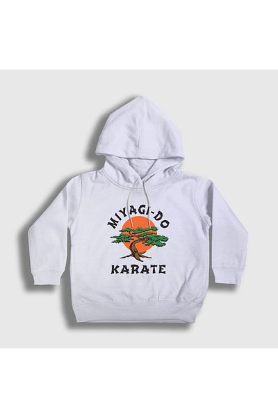 Presmono Hanorac alb Miyagi Do Karate Cobra Kai unisex pentru copii - 471059 tt