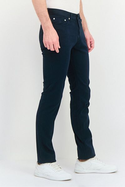 Gant Men Slim Fit Solid Chino Pants, Navy