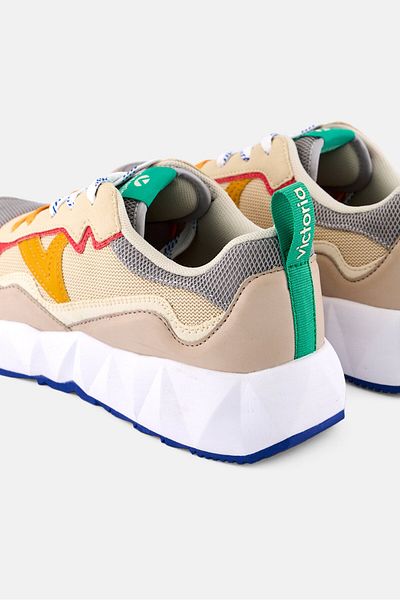 Victoria Women Lace Up Outdoor Shoes, Multicolor