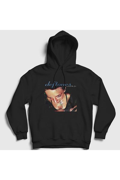 Presmono Φούτερ Deftones Unisex Μαύρη κουκούλα - Περίπου το Γούνινο 457460 ττ