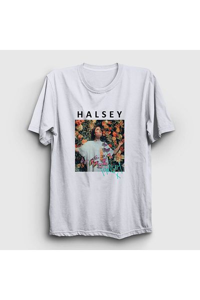 Presmono Λευκό μπλουζάκι Unisex Halsey "Love And Power" - 461063 ττ