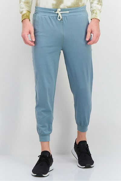 Feat Men Relaxed Fit Solid Jogger Pants, Slate Blue