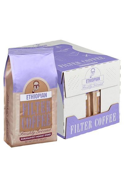 Mehmet Efendi Ethiopian Filter Coffee 250 Gr 12 Pieces