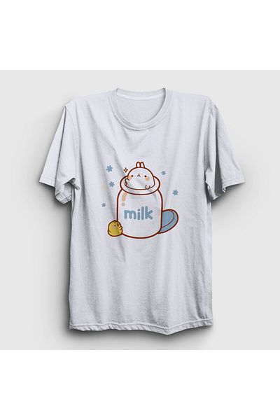 Presmono Μπλουζάκι Unisex White Milk - Piu Piu Molang 466108 ττ