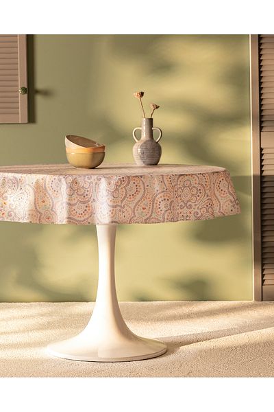 Madame Coco Față de masă PVC Ancre violet - 140 cm