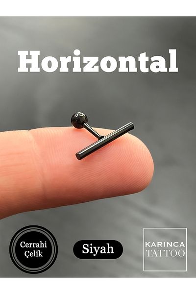 Karınca Piercing Tragus Piercing - Conch Flat Forward Helix, Lip Cartilage and Ear Earring Horizontal Ant Piercing