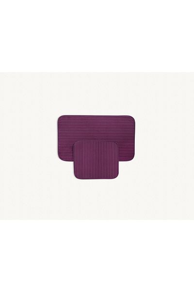 Madame Coco Mathılda Χαλάκι Μπάνιου 2 Πακέτα - Claret Red - 50x80 cm
