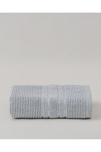 Madame Coco Alice Face Towel - Gray - 50x80 Cm