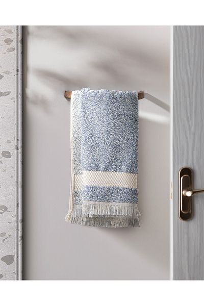 Madame Coco Prosop de față vopsit în fire Blue Brest - 50x85 cm - Colecția Natural