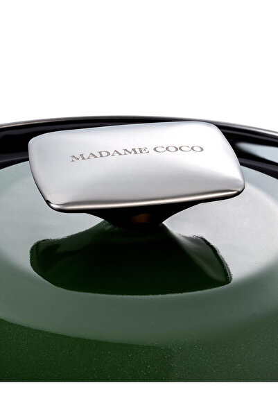 Madame Coco La Garde Derin Tencere - Yeşil - 24 Cm