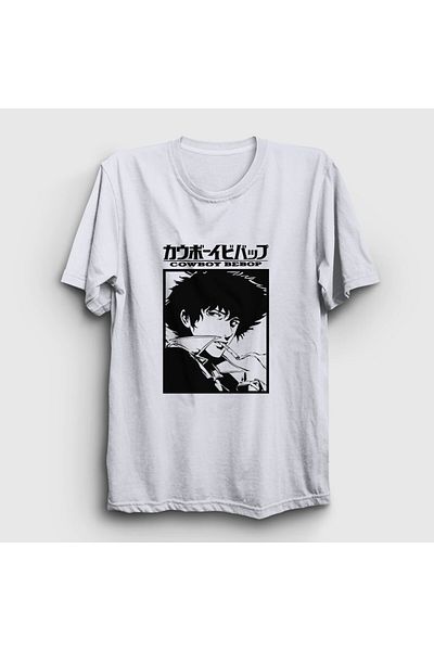 Presmono Anime Cowboy Bebop Unisex Λευκό T-Shirt - 492591 ττ