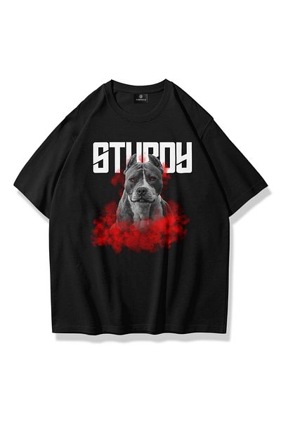 Trendiz Μαύρο Unisex ανθεκτικό μπλουζάκι