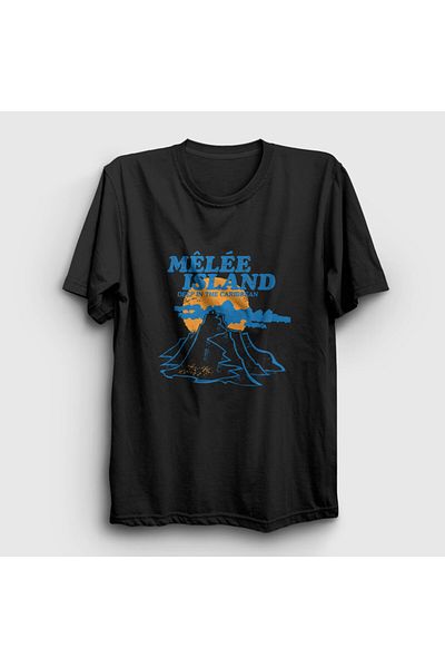 Presmono Μπλουζάκι Unisex Melee Guybrush Threepwoo Monkey Island - Μαύρο 492127 ττ
