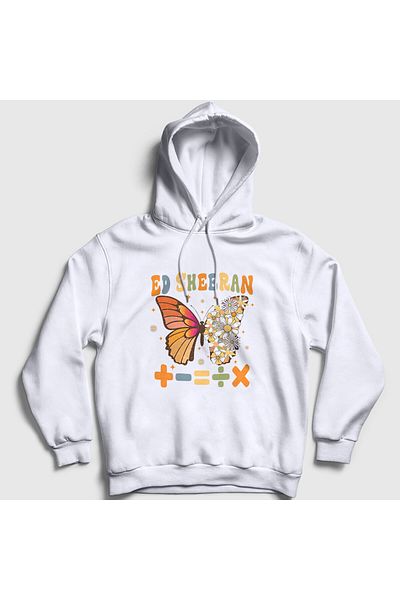 Presmono Λευκό Sheeran Math Music Hooded Unisex φούτερ - 486227 ττ